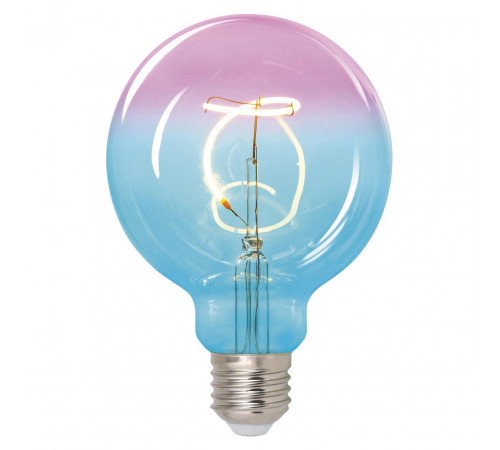 Лампа светодиодная филаментная (UL-00005892) Uniel E27 4W 2250K синяя LED-SF01-4W/Soho/E27/CW BLue/Wine GLS77TR Лампа светодиодная филаментная (UL-00005892) Uniel E27 4W 2250K синяя LED-SF01-4W/Soho/E27/CW BLue/Wine GLS77TR