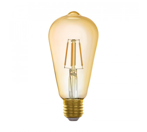 Светодиодная филаментная лампа Eglo CONNECT E27 5,5W 2200K колба янтарная 11865 Светодиодная филаментная лампа Eglo CONNECT E27 5,5W 2200K колба янтарная 11865