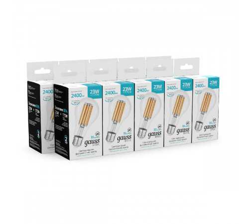 Светодиодная филаментная лампа Gauss Basic Filament E27 23W 4100K 40712232 Светодиодная филаментная лампа Gauss Basic Filament E27 23W 4100K 40712232