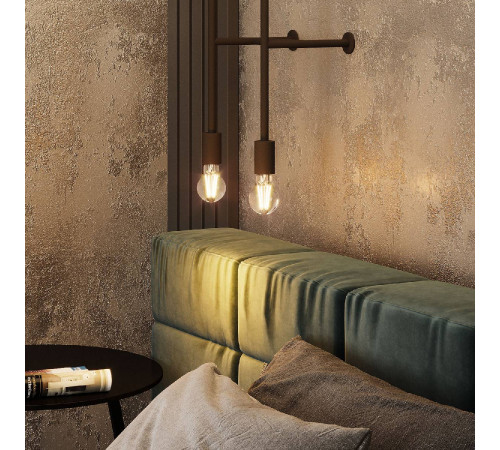 Лампа светодиодная филаментная Gauss E27 6W 2700К прозрачная 1/10/50 102802106