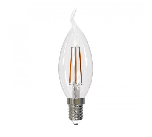 Лампа светодиодная филаментная (UL-00005168) Uniel E14 9W 3000K прозрачная LED-CW35-9W/3000K/E14/CL PLS02WH Лампа светодиодная филаментная (UL-00005168) Uniel E14 9W 3000K прозрачная LED-CW35-9W/3000K/E14/CL PLS02WH