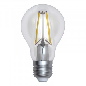 Лампа светодиодная филаментная (UL-00004866) Uniel E27 12W 3000K прозрачная LED-A60-12W/3000K/E27/CL PLS02WH