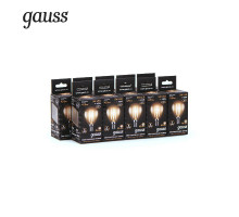 Лампа светодиодная филаментная Gauss E14 5W 2700K прозрачная 105801105