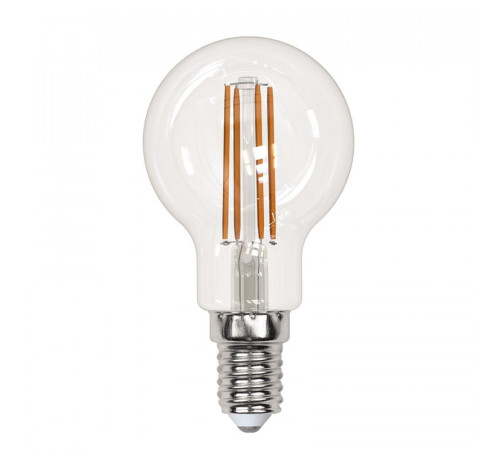 Лампа светодиодная филаментная (UL-00005905) Uniel E14 13W 3000K прозрачная LED-G45-13W/3000K/E14/CL PLS02WH Лампа светодиодная филаментная (UL-00005905) Uniel E14 13W 3000K прозрачная LED-G45-13W/3000K/E14/CL PLS02WH