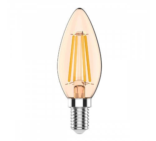 Светодиодная филаментная лампа Gauss Basic Filament E14 3,8W 2400K 1037154