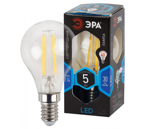 Лампа светодиодная Эра E14 5W 4000K F-LED P45-5W-840-E14 Б0019007 Лампа светодиодная Эра E14 5W 4000K F-LED P45-5W-840-E14 Б0019007
