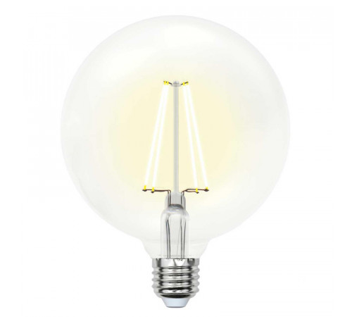Лампа светодиодная филаментная (UL-00004860) Uniel E27 15W 3000K прозрачная LED-G125-15W/3000K/E27/CL PLS02WH Лампа светодиодная филаментная (UL-00004860) Uniel E27 15W 3000K прозрачная LED-G125-15W/3000K/E27/CL PLS02WH