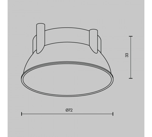 Декоративная рамка-отражатель Maytoni Downlight Ring12-15W-RD-BS Декоративная рамка-отражатель Maytoni Downlight Ring12-15W-RD-BS