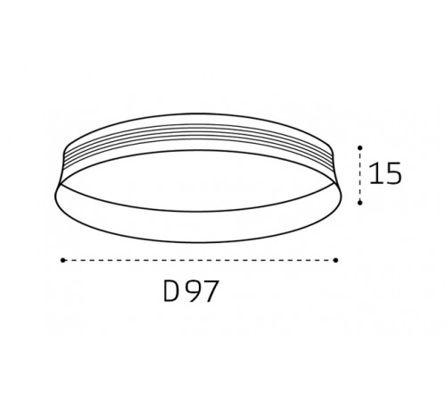 Декоративное кольцо Italline DE-315 gold Декоративное кольцо Italline DE-315 gold