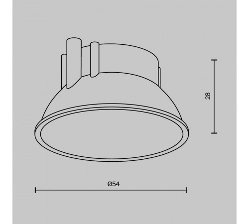 Декоративная рамка отражатель Maytoni Alfa led Ring8-10W-RD-BS Декоративная рамка отражатель Maytoni Alfa led Ring8-10W-RD-BS