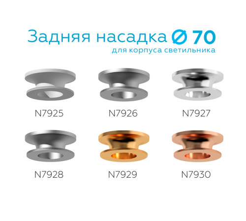 Насадка задняя накладная Ambrella Light DIY Spot N7929 Насадка задняя накладная Ambrella Light DIY Spot N7929