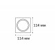 Одинарная рамка Italline IT08-8033 white