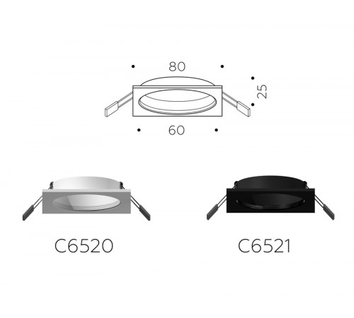 Корпус светильника Ambrella Light DIY Spot C6521