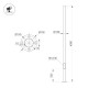 Опора фланцевая Arlight OXOR-OK1-D108-L4000 (BK) 050845