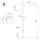 Опора Arlight OXOR-STER-Z-1600x100x100-L3000-100W Warm3000 051427