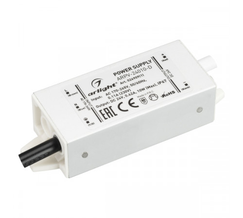 Блок питания Arlight ARPV-24010-D (24V, 0.42A, 10W) 026909(1) Блок питания Arlight ARPV-24010-D (24V, 0.42A, 10W) 026909(1)