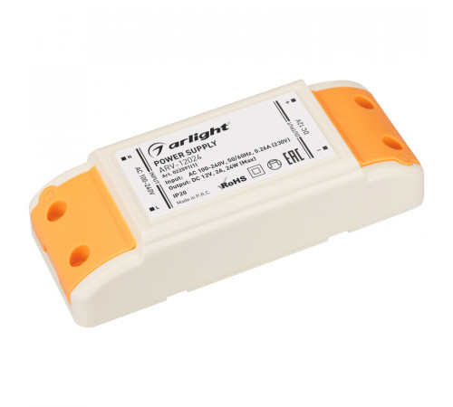 Блок питания Arlight ARV-12024 (12V, 2A, 24W) 022091(1) Блок питания Arlight ARV-12024 (12V, 2A, 24W) 022091(1)