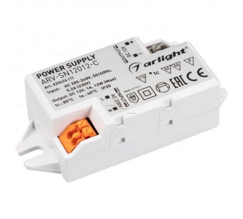 Блок питания для светодиодной ленты Arlight ARV-SN 020426(1) Блок питания для светодиодной ленты Arlight ARV-SN 020426(1)