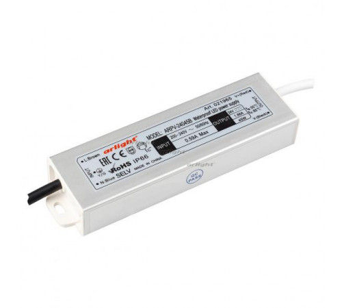 Блок питания Arlight ARPV-24045-B (24V, 1.9A, 45W) 021965 Блок питания Arlight ARPV-24045-B (24V, 1.9A, 45W) 021965
