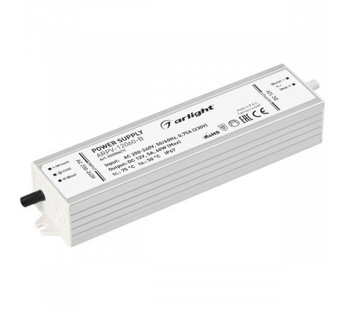 Блок питания Arlight ARPV-12060-B (12V, 5.0A, 60W) 020006(1) Блок питания Arlight ARPV-12060-B (12V, 5.0A, 60W) 020006(1)