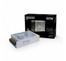 Блок питания Gauss Led Strip PS 12V 60W IP20 8A 202003060