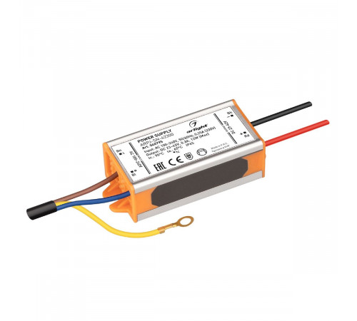 Блок питания Arlight ARPJ-SN-42300 (12W, 23-42V, 300mA, IP65) 040795 Блок питания Arlight ARPJ-SN-42300 (12W, 23-42V, 300mA, IP65) 040795