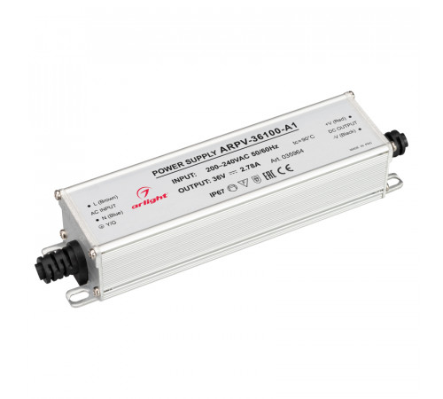 Блок питания Arlight ARPV-36100-A1 (36V, 2.78A, 100W) 035964 Блок питания Arlight ARPV-36100-A1 (36V, 2.78A, 100W) 035964