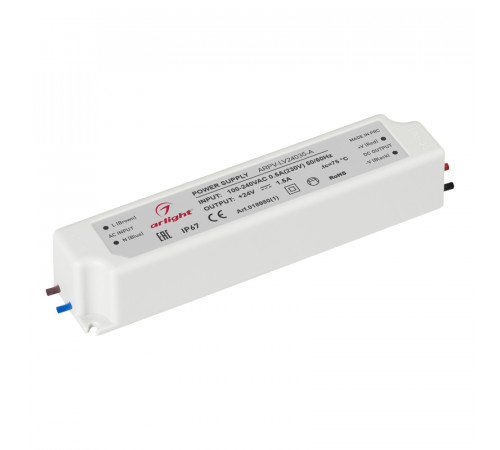 Блок питания Arlight ARPV-LV24035-A (24V, 1.5A, 35W) 018980(1)