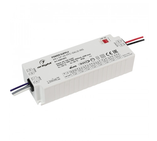 Блок питания Arlight ARJ-SP-40-PFC-DALI2-INS (40W, 9-48V, 0.5-0.85A) 030910(1) Блок питания Arlight ARJ-SP-40-PFC-DALI2-INS (40W, 9-48V, 0.5-0.85A) 030910(1)