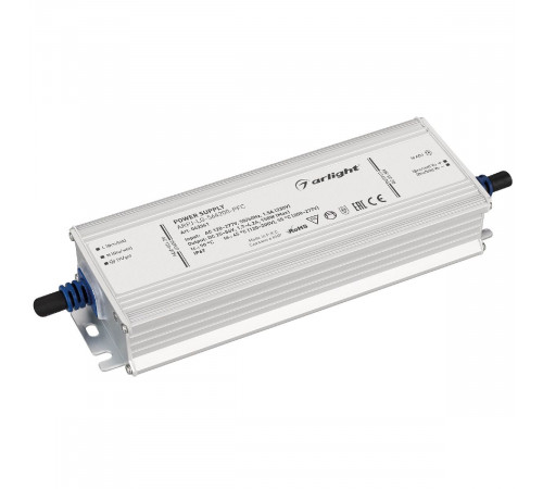 Блок питания Arlight ARPJ-LG-564200-PFC (150W, 25-56V, 1.7-4.2A, IP67) 043361 Блок питания Arlight ARPJ-LG-564200-PFC (150W, 25-56V, 1.7-4.2A, IP67) 043361