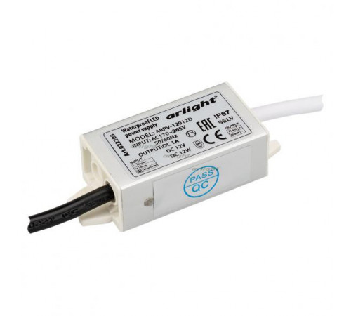 Блок питания Arlight ARPV-12012-D (12V, 1.0A, 12W) 022205 Блок питания Arlight ARPV-12012-D (12V, 1.0A, 12W) 022205