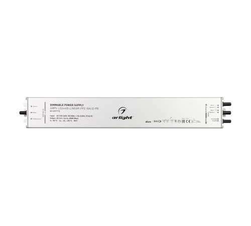 Блок питания Arlight ARPV-LG24400-LINEAR-PFC-DALI2-PD (24V, 16.7A, 400W) 037775 Блок питания Arlight ARPV-LG24400-LINEAR-PFC-DALI2-PD (24V, 16.7A, 400W) 037775