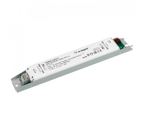 Блок питания Arlight ARV-SP24030-Long-PFC-A (24V, 1.25A, 30W) 031104 Блок питания Arlight ARV-SP24030-Long-PFC-A (24V, 1.25A, 30W) 031104