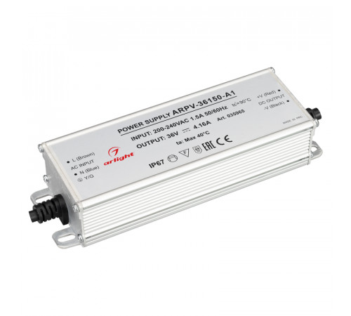 Блок питания Arlight ARPV-36150-A1 (36V, 4.16A, 150W) 035965 Блок питания Arlight ARPV-36150-A1 (36V, 4.16A, 150W) 035965