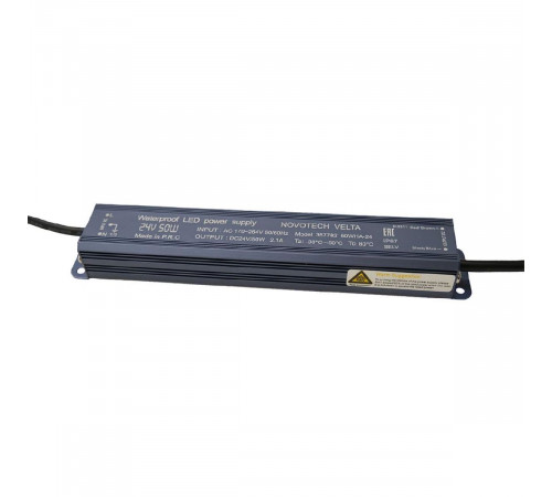 Блок питания Novotech Velta 50Вт DC24 IP67 2.5A 357782