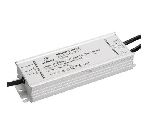 Блок питания Arlight ARPV-LG12300-PFC-S2 (12V, 25.0A, 300W) 022929 Блок питания Arlight ARPV-LG12300-PFC-S2 (12V, 25.0A, 300W) 022929