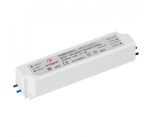 Блок питания Arlight ARPV-LV12035-A (12V, 3.0A, 36W) 018968(1) Блок питания Arlight ARPV-LV12035-A (12V, 3.0A, 36W) 018968(1)