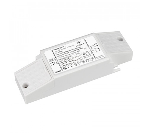 Блок питания Arlight ARJ-SP-21-PFC-1-10V-INS (21W, 350-500mA) 027583 Блок питания Arlight ARJ-SP-21-PFC-1-10V-INS (21W, 350-500mA) 027583