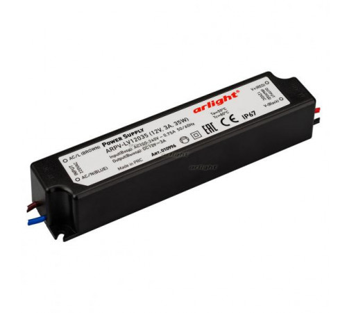 Блок питания Arlight ARPV-LV12035 (12V, 3.0A, 36W) 010996 Блок питания Arlight ARPV-LV12035 (12V, 3.0A, 36W) 010996