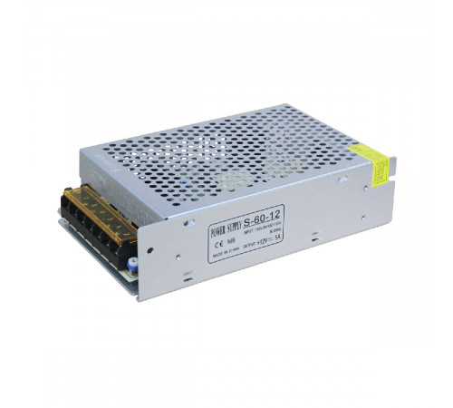 Блок питания Gauss Led Strip PS 12V 60W IP20 8A 202003060 Блок питания Gauss Led Strip PS 12V 60W IP20 8A 202003060