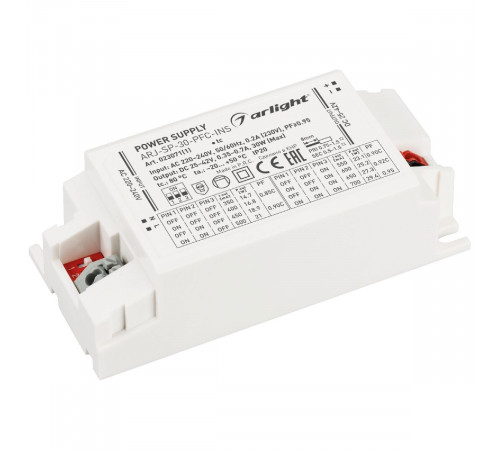 Блок питания Arlight ARJ-SP-30-PFC-INS (30W, 25-42V, 0.35-0.7A, IP20) 023071(1) Блок питания Arlight ARJ-SP-30-PFC-INS (30W, 25-42V, 0.35-0.7A, IP20) 023071(1)