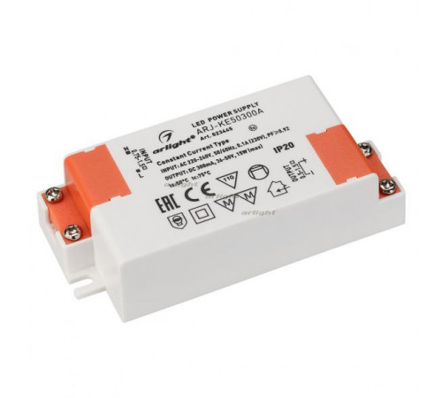 Блок питания Arlight ARJ-KE50300A (15W, 300mA, PFC) 023445 Блок питания Arlight ARJ-KE50300A (15W, 300mA, PFC) 023445