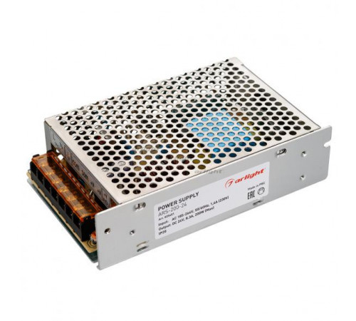 Блок питания Arlight ARS-200-24 (24V, 8.3A, 200W) 025401 Блок питания Arlight ARS-200-24 (24V, 8.3A, 200W) 025401