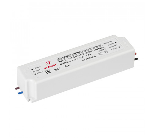 Блок питания Arlight ARPV-LV48060-A (48V, 1.3A, 60W) 019010(1) Блок питания Arlight ARPV-LV48060-A (48V, 1.3A, 60W) 019010(1)