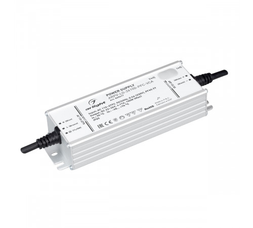 Блок питания Arlight ARPV-LG-24100-PFC-VCA (22-26V, 4.17A, 100W) 049617 Блок питания Arlight ARPV-LG-24100-PFC-VCA (22-26V, 4.17A, 100W) 049617