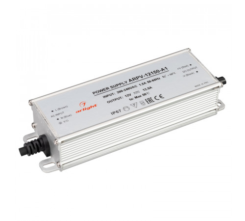Блок питания Arlight ARPV-12150-A1 (12V, 12.5A, 150W) 034206 Блок питания Arlight ARPV-12150-A1 (12V, 12.5A, 150W) 034206