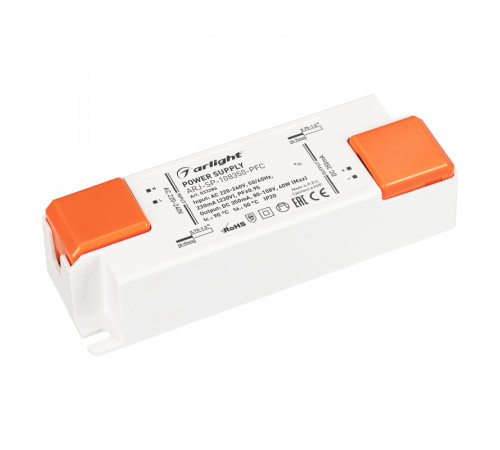 Блок питания Arlight ARJ-SP-108350-PFC (40W, 80-108V, 350mA) 033286