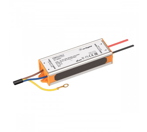 Блок питания Arlight ARPJ-SN-45500 (24W, 21-45V, 500mA, IP65) 045404 Блок питания Arlight ARPJ-SN-45500 (24W, 21-45V, 500mA, IP65) 045404