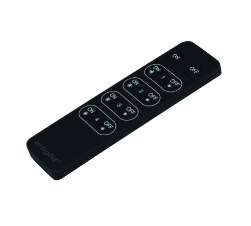 Пульт Arlight SR-2833K4 Black (диммер 4 зоны) 021057 Пульт Arlight SR-2833K4 Black (диммер 4 зоны) 021057