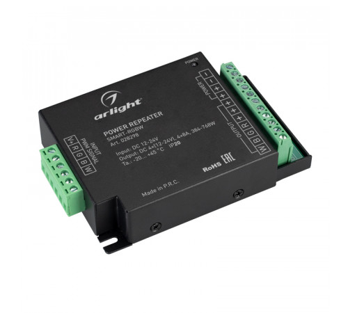 Усилитель Arlight Smart-RGBW (12-24V, 4x8A) 028298 Усилитель Arlight Smart-RGBW (12-24V, 4x8A) 028298